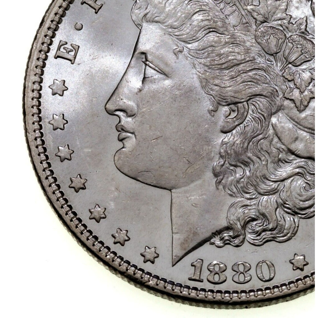 1880 $1 Morgan Dollar in Choice BU Condition, Terrific Eye Appeal, Full Luster