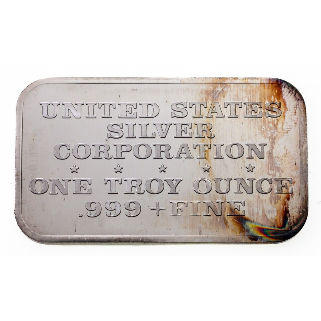 1973 USS Constitution - USSC Mint 1 oz. Silver Art Bar