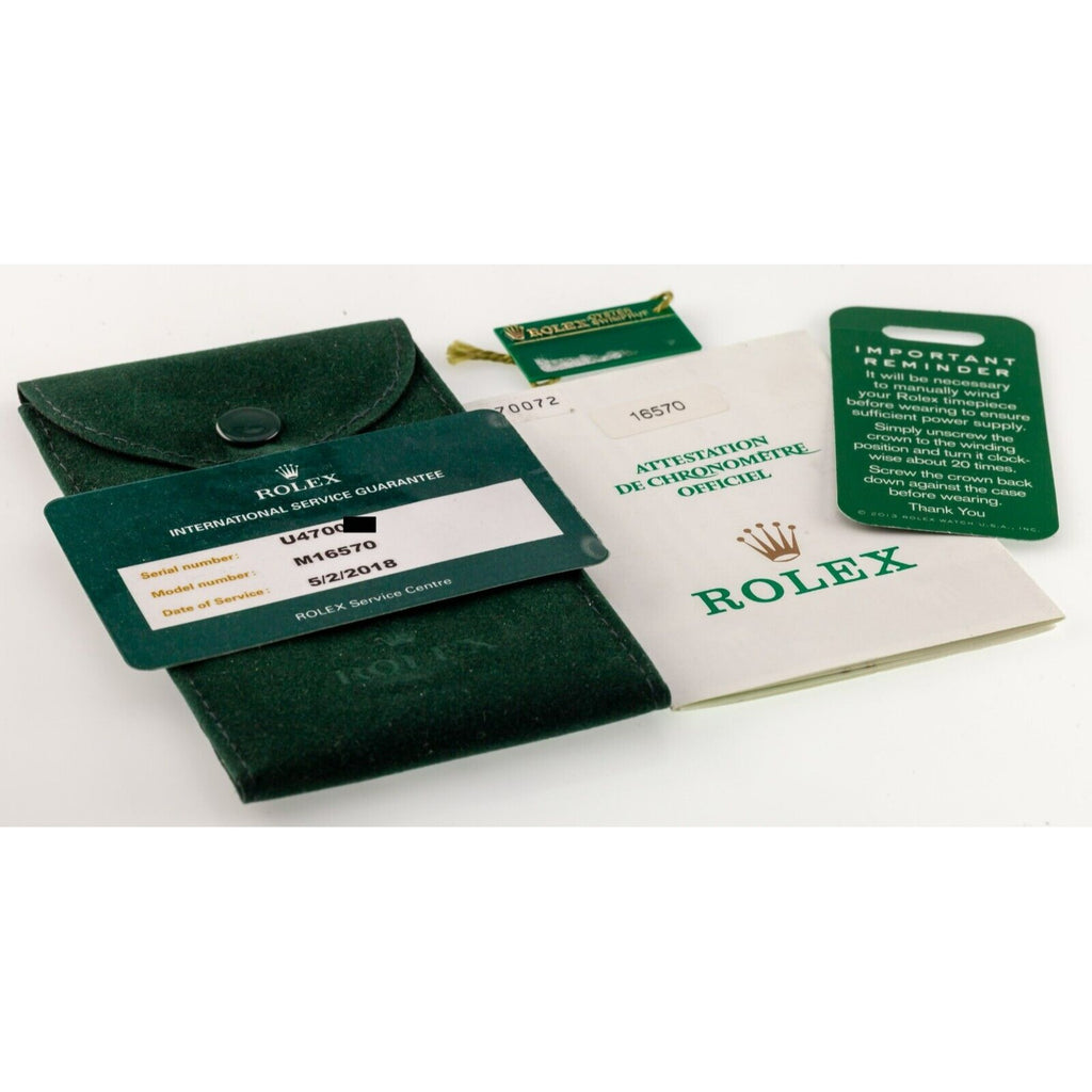 Rolex Explorer II Men's Stainless Steel Automatic Watch 16570 Box/Papers 1997