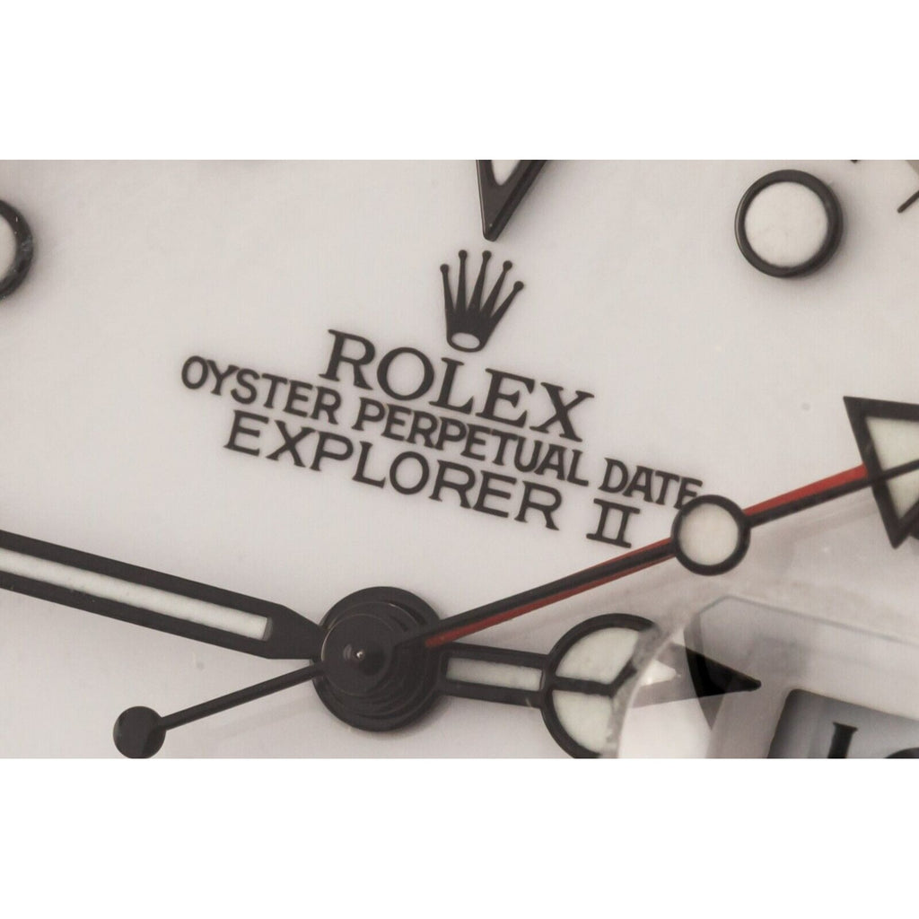 Rolex Explorer II Men's Stainless Steel Automatic Watch 16570 Box/Papers 1997