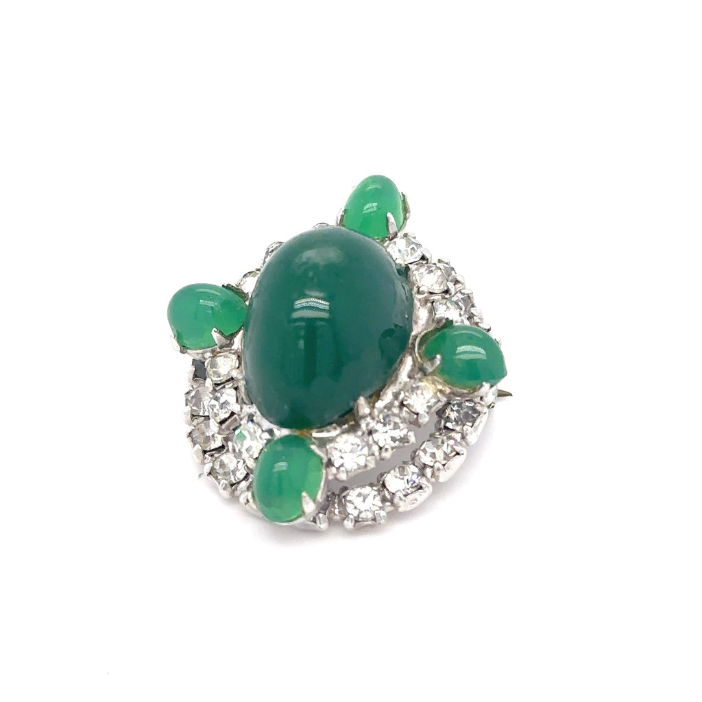 Marilyn Monroe Memorabilia Personal Costume Brooch Faux Jade