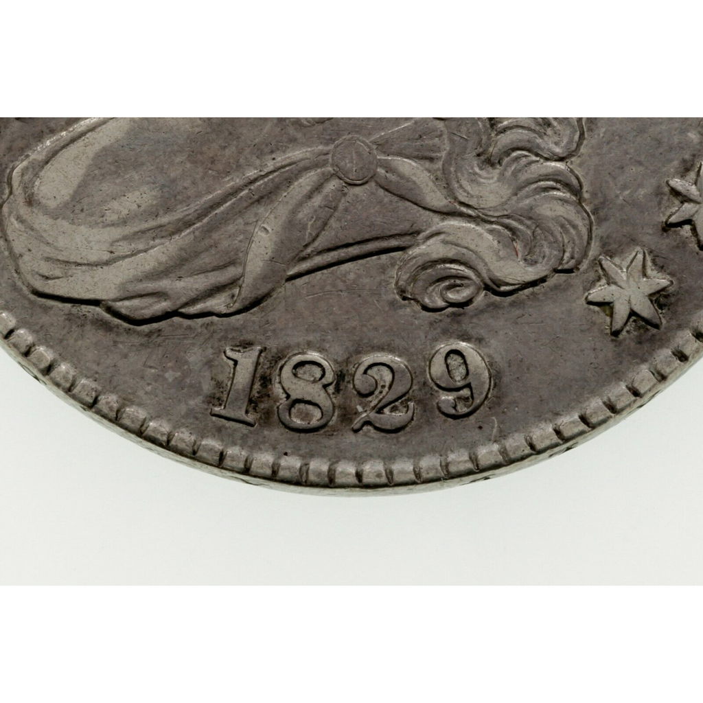 1829 Capped Bust Half Dollar in Extra Fine Condition