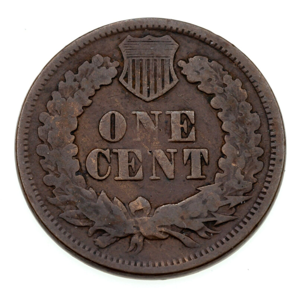 1868 1C Indian Cent in Good Condition, Brown Color, Full Strong Rims