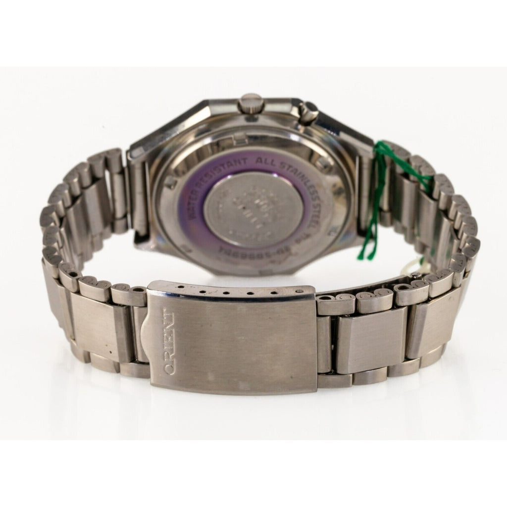 Orient Men's Automatic Stainless Steel Watch 21 Jewels Spanish Day