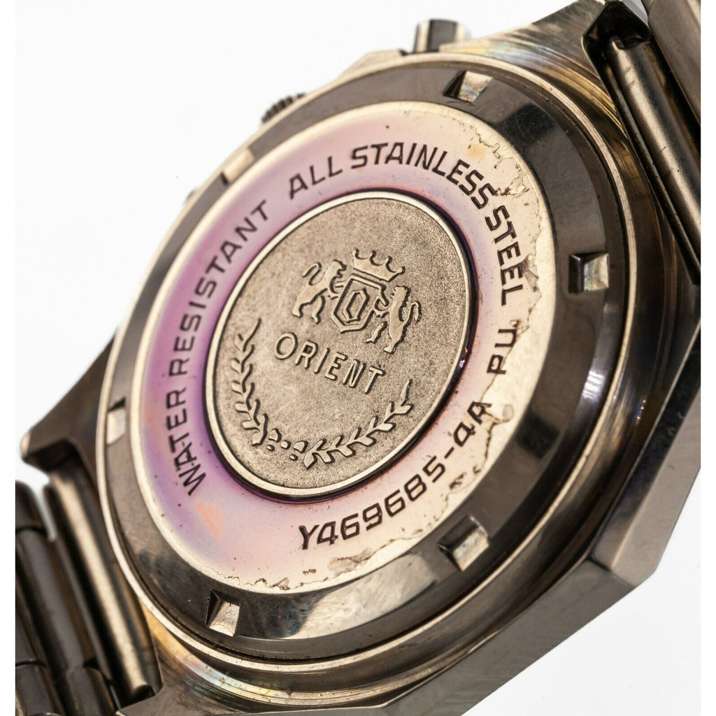 Orient Men's Automatic Stainless Steel Watch 21 Jewels Spanish Day