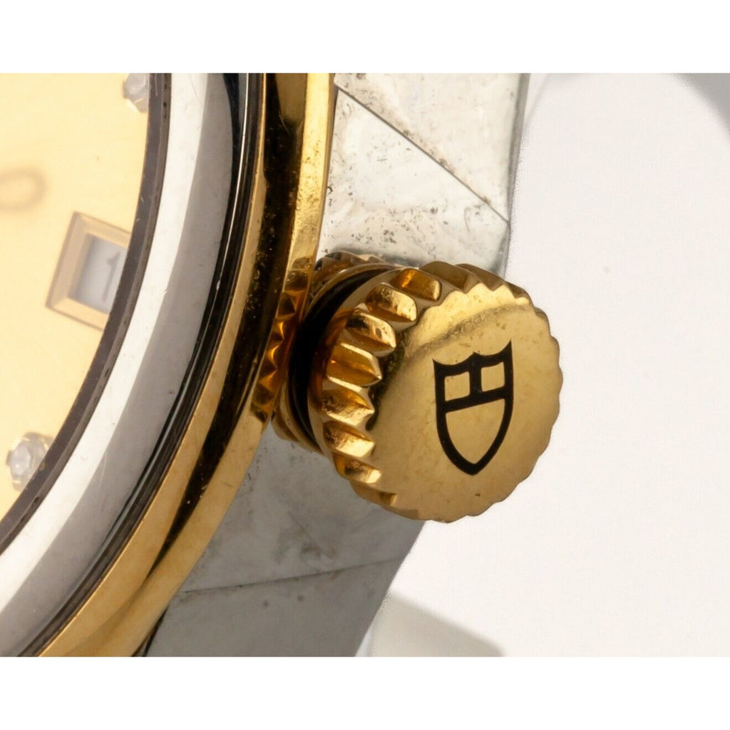 Tudor Women's Two Tone Automatic Glamour Watch w/ Diamond Dial 51003
