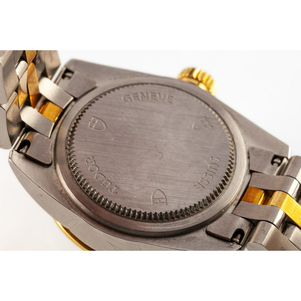 Tudor Women's Two Tone Automatic Glamour Watch w/ Diamond Dial 51003