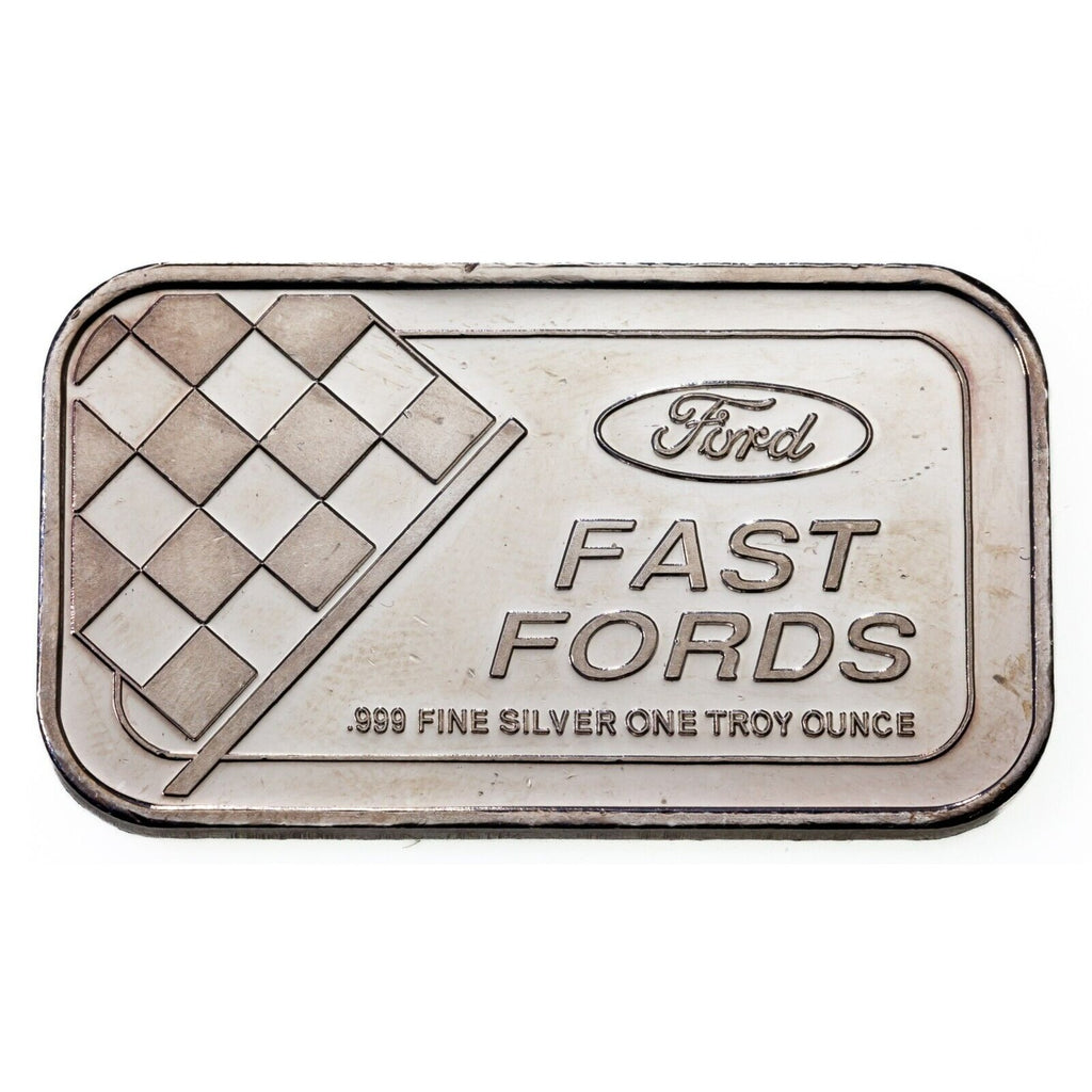 1992 Alan Kulwicki - Fast Fords 1 oz. Silver Art Bar