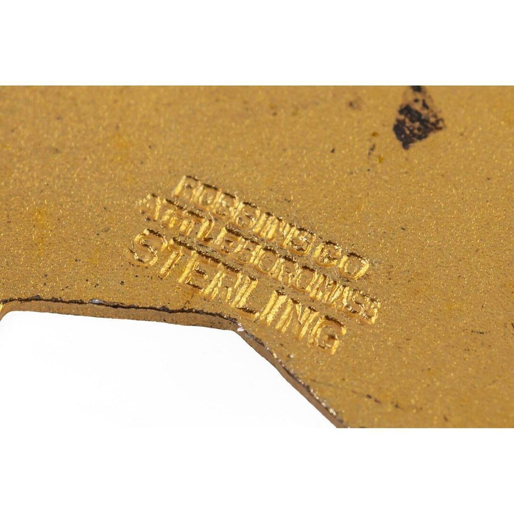 Los Angeles Masonic Knights Templar Sterling Silver Badge