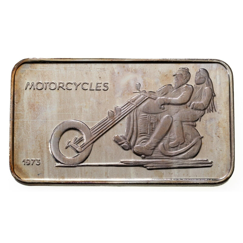 1973 Motorcycles - Switzerland Mint 1 oz. Silver Art Bar