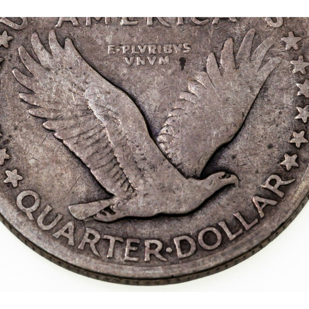1917-S 25C Type 1 Standing Liberty Quarter in Very Good VG Condition