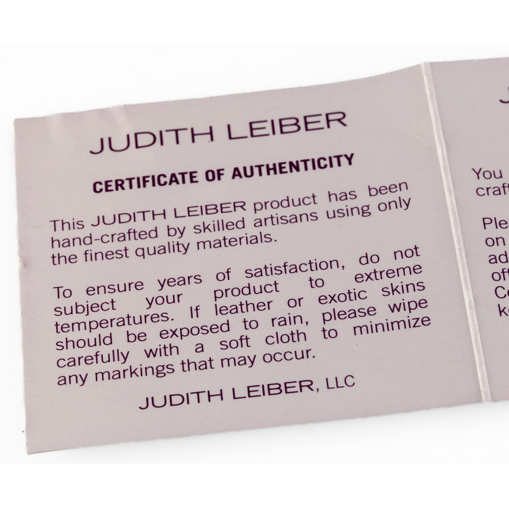 Judith Leiber Purple Alligator Clutch with Purple Swarovski Crystal Clasp w/ Box