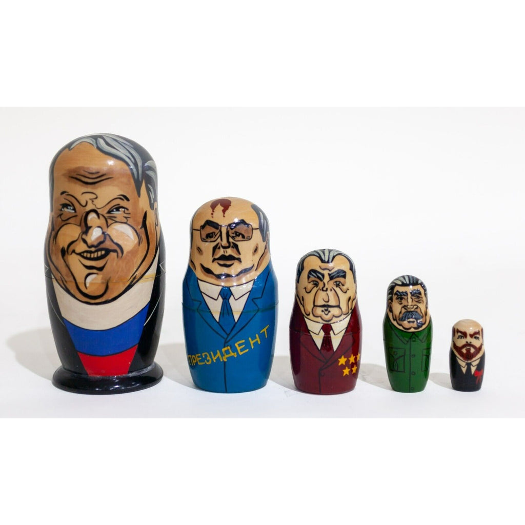 Russian Nesting Dolls Matryoshka Prime Minister Leaders