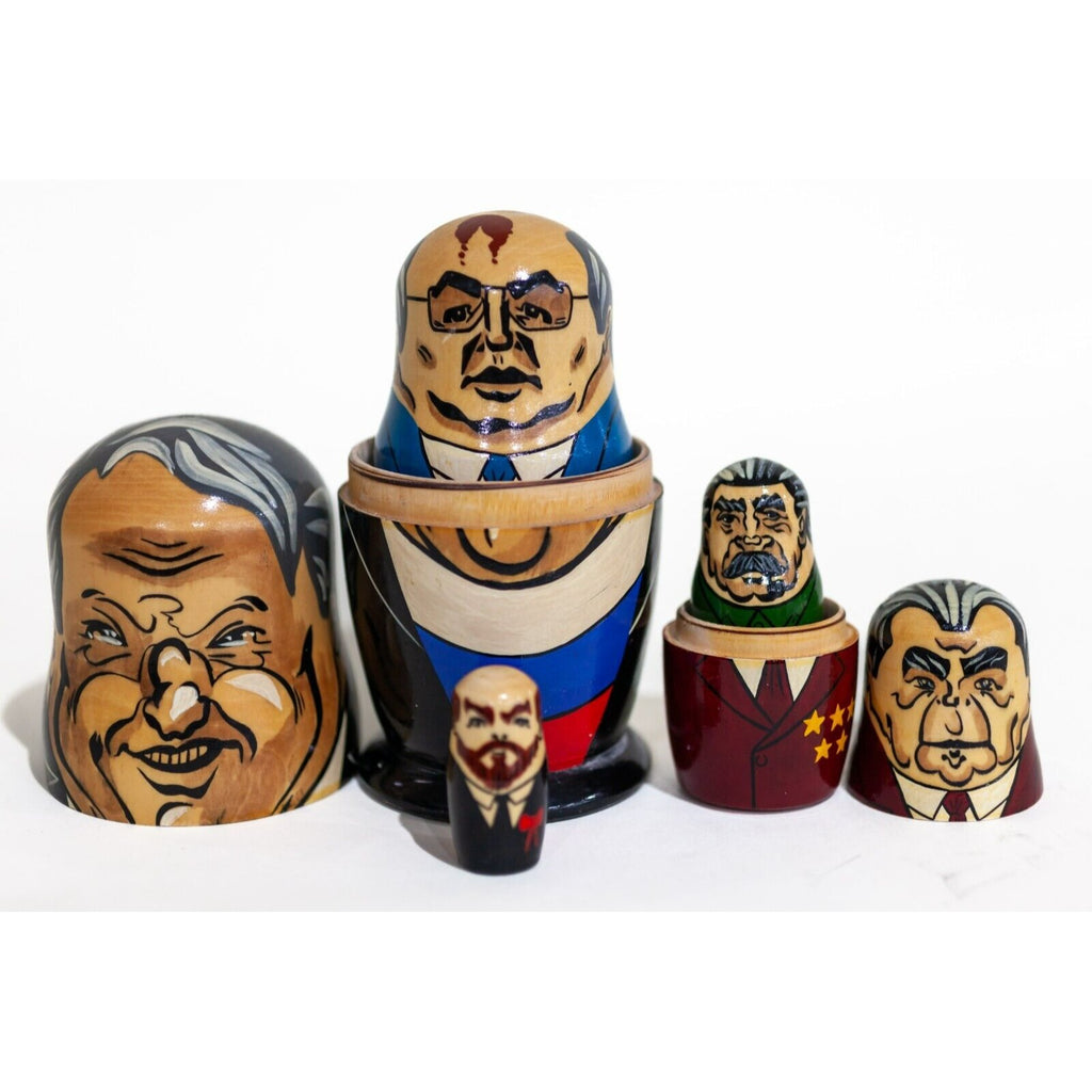 Russian Nesting Dolls Matryoshka Prime Minister Leaders