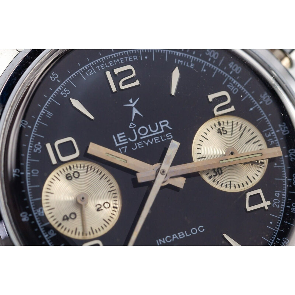 Le Jour Valjoux "Reverse Panda" Chronograph Watch, 36mm