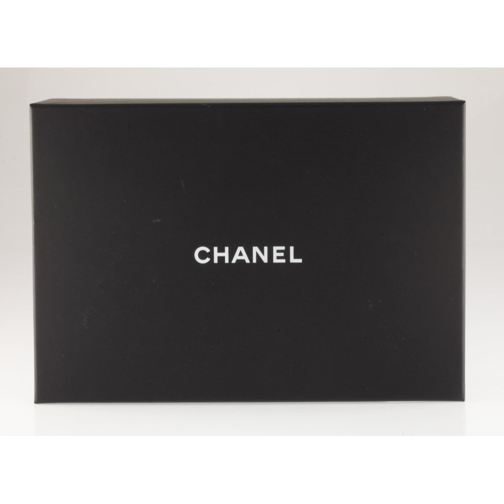 Chanel Quilted Lambskin Top Handle Flap Coin Purse with Chain Box Pouch Tag 22B