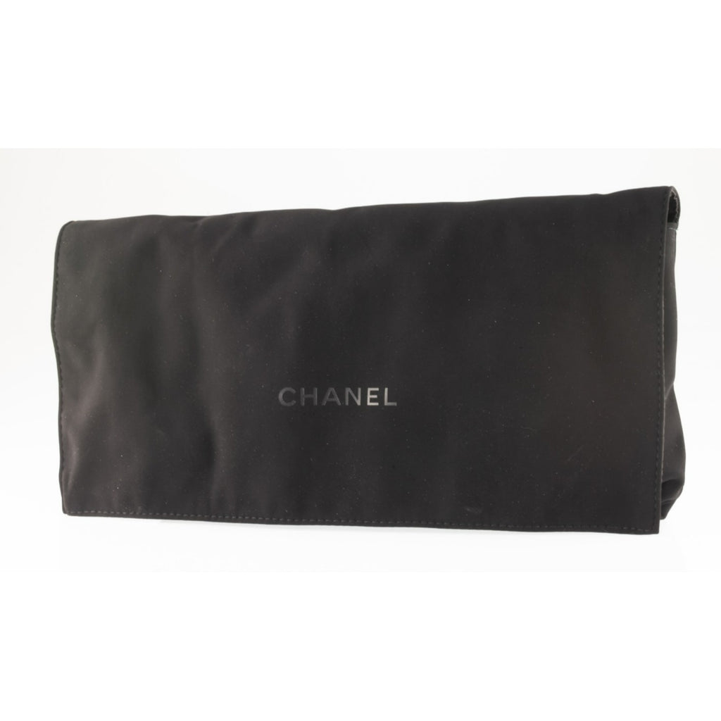 Chanel Quilted Lambskin Top Handle Flap Coin Purse with Chain Box Pouch Tag 22B