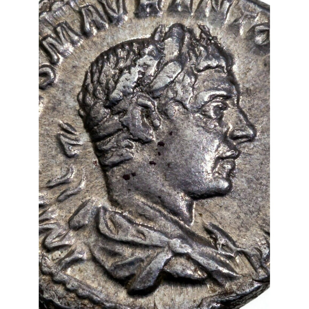 Roman Empire AR Denarius Elagabalus 218-222 A.D., XF Condition