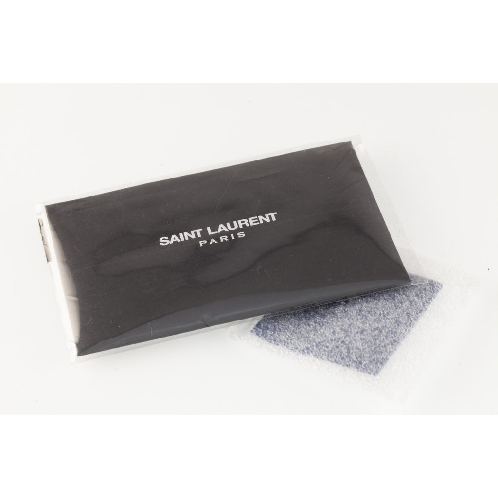 Yves Saint Laurent YSL Bleu Majorelle Chevron Leather Purse Pouch/Card 399289