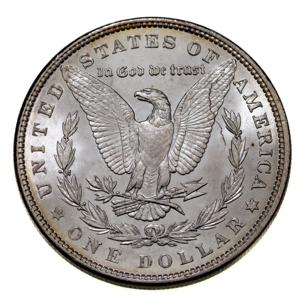 1886 $1 Silver Morgan Dollar in Choice BU Condition, Excellent Eye Appeal