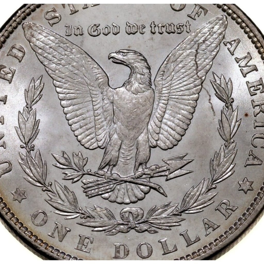 1886 $1 Silver Morgan Dollar in Choice BU Condition, Excellent Eye Appeal
