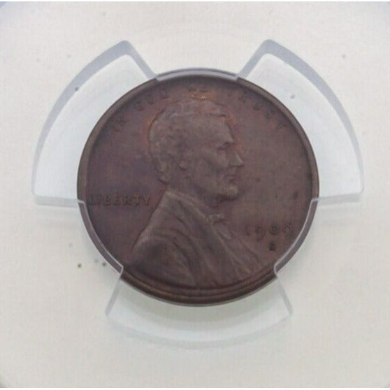 1909-S VDB 1C Lincoln Wheat Cent Graded by PCGS as MS63BN Brown