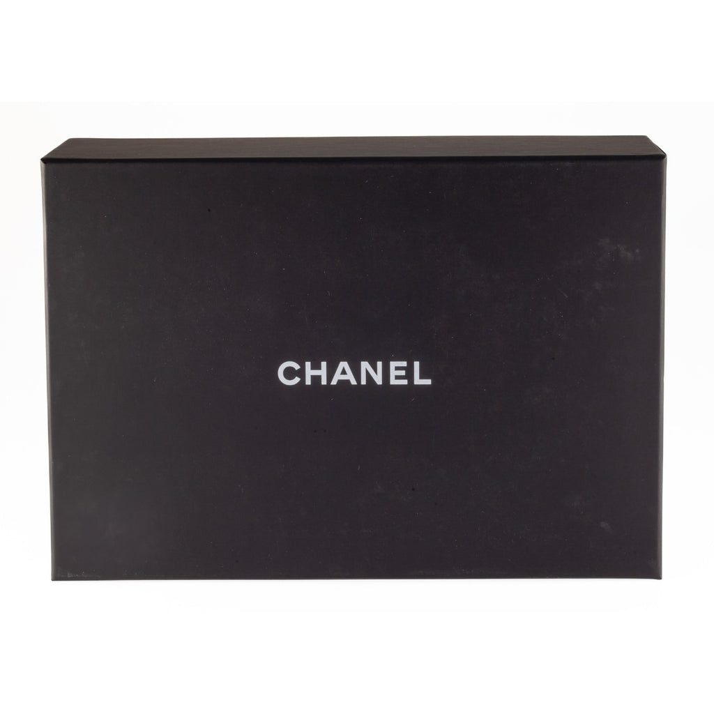 Chanel Boy Miniaudiere in Black Patent Calfskin Hard Bag on Chain