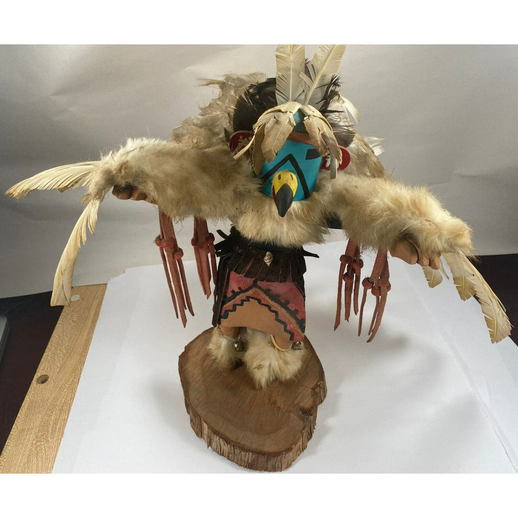 "Eagle" Dancer Kachina signed Helen Charley Amazing Piece!