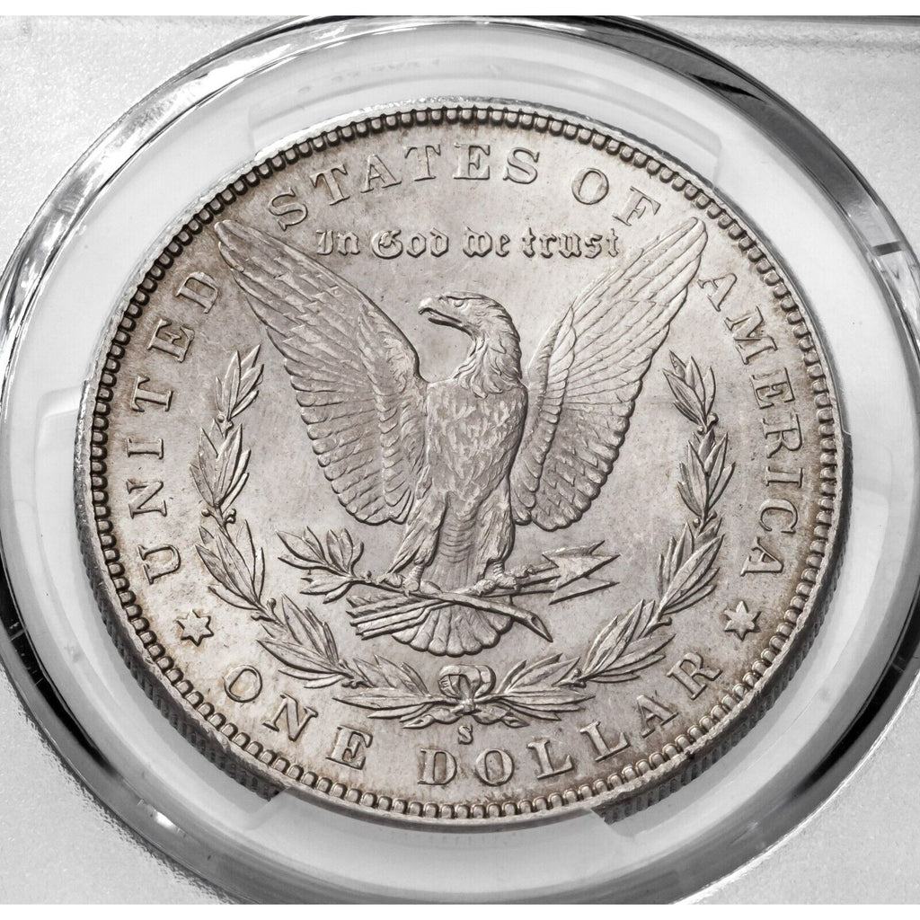 1891-S $1 Morgan Dollar Graded By PCGS As MS63 Gorgeous Coin!