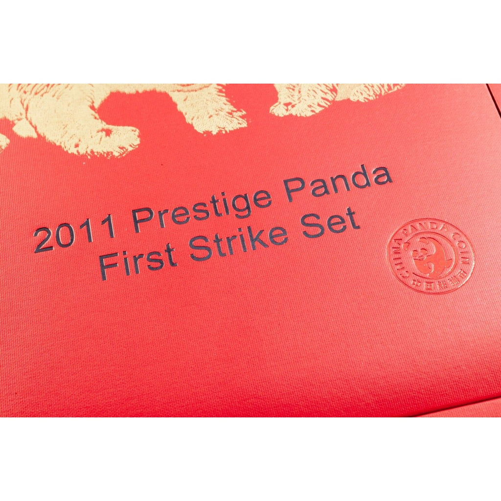 2011 China Gold Prestige Panda First Strike Set 1.90 Oz PCGS MS70 First Strike