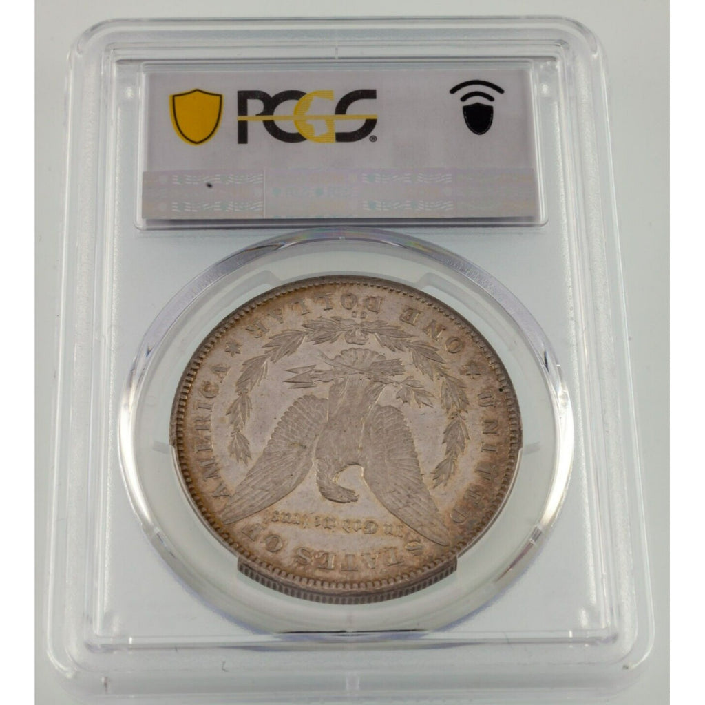 1878-CC $1 Silver Morgan Dollar Graded by PCGS as MS-63! Nicely Toned Obverse