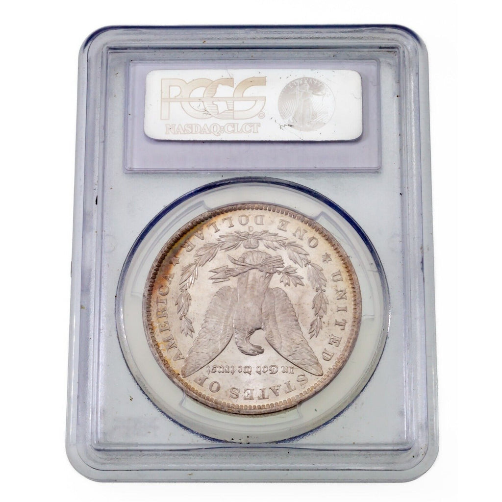 1885-O $1 Silver Morgan Dollar Graded by PCGS as MS-63