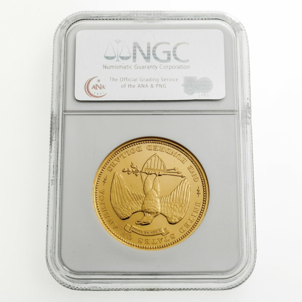 2005 George T. Morgan Proposed $100 Gold Union 1 Oz. .999 Fine Gold Gem Unc Box