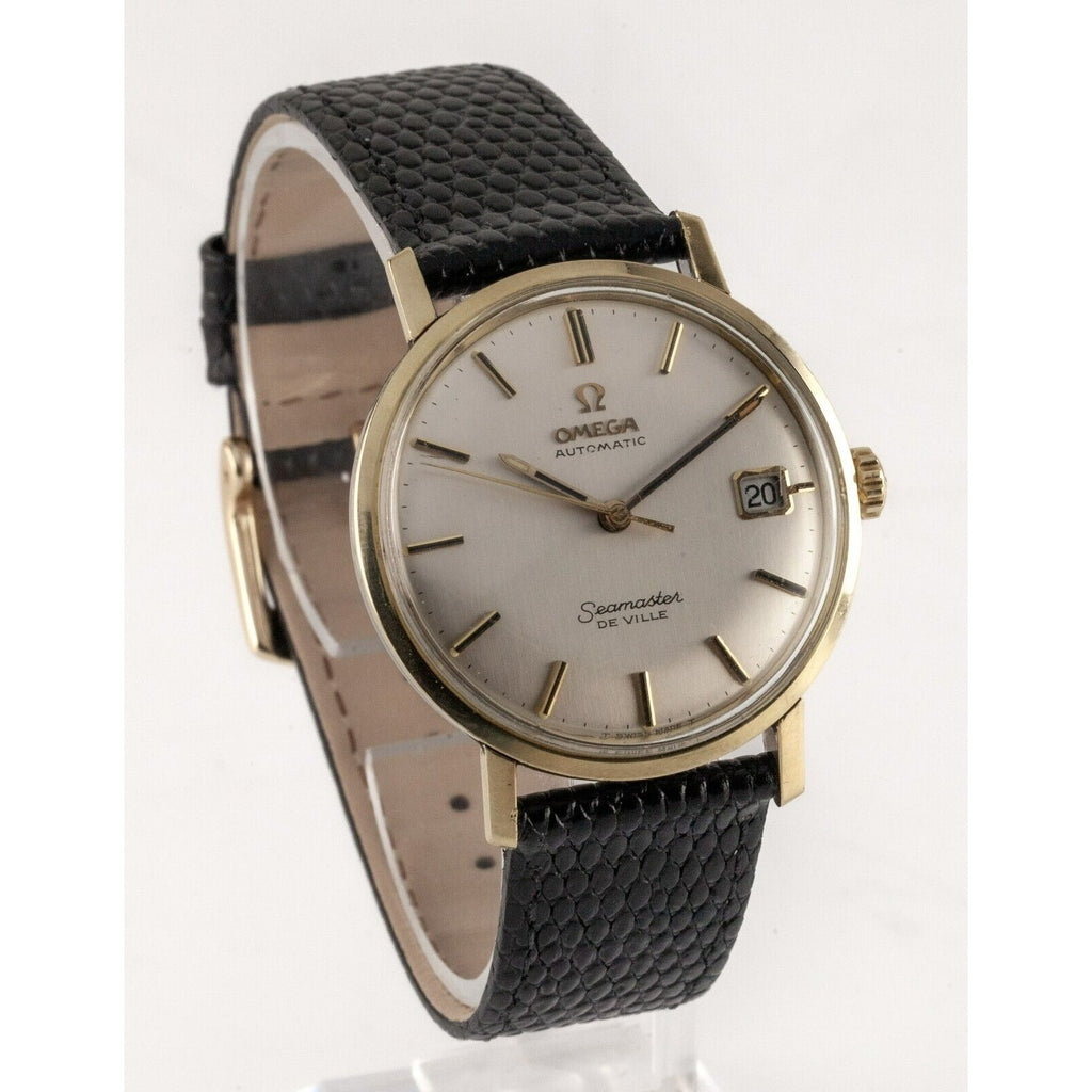 Omega Men's Gold-Plated Seamaster Automatic Watch with Date 565