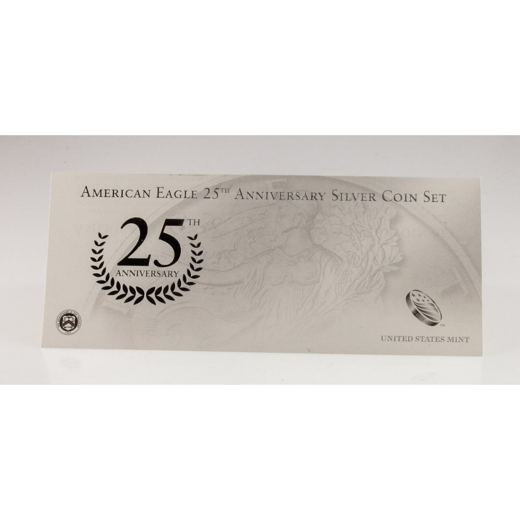 2011 25th Anniversary 5-Coin American Eagle Set w/ Original Box, Case, and CoA