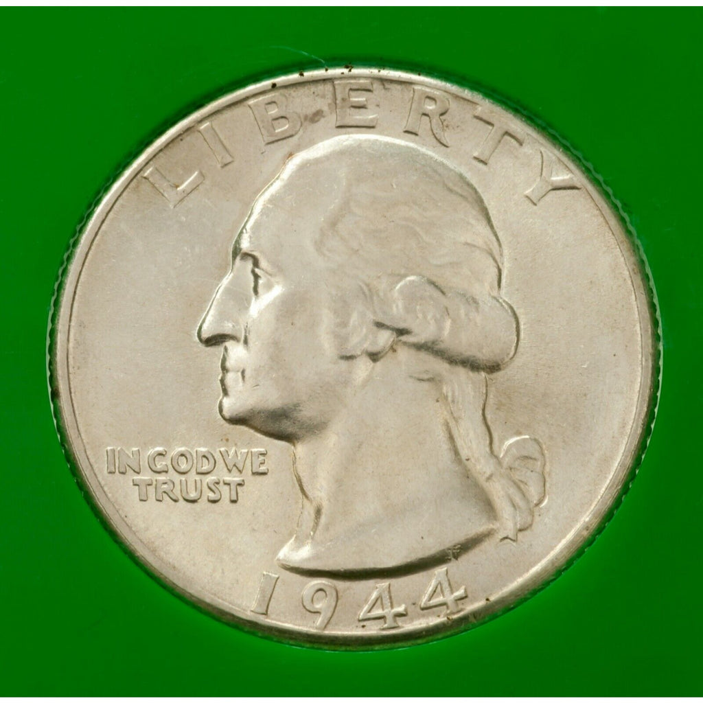 1944 Year Set in Green Holder AU About Uncirculated Condition