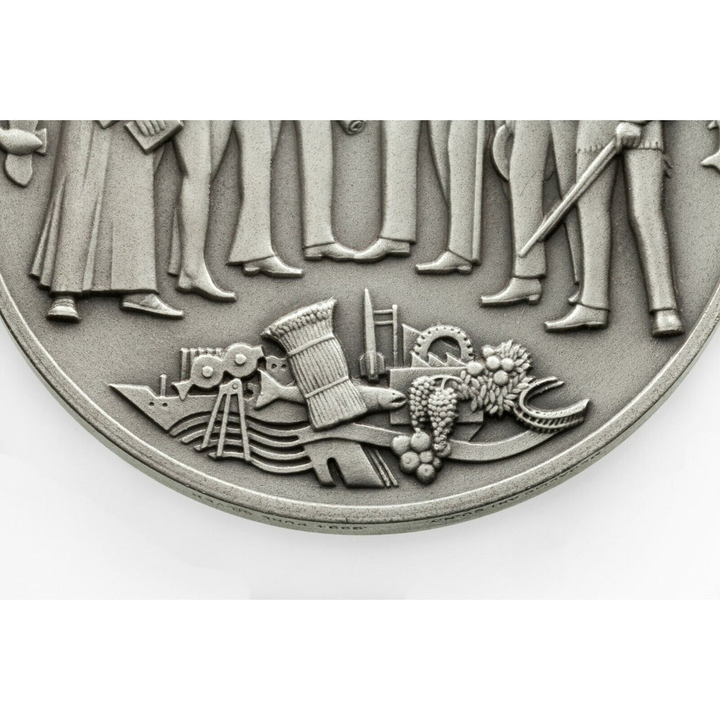 1796-1969 California Bicentennial Silver Medal. 135 grams  .999 Silver