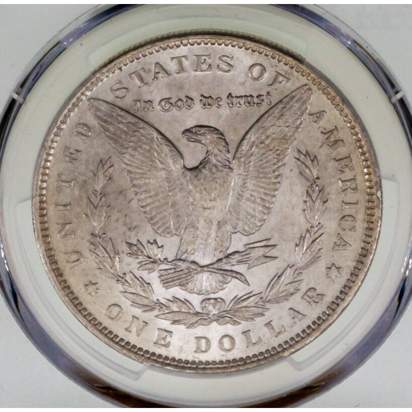 1888 $1 Silver Morgan Dollar Graded by PCGS as MS63