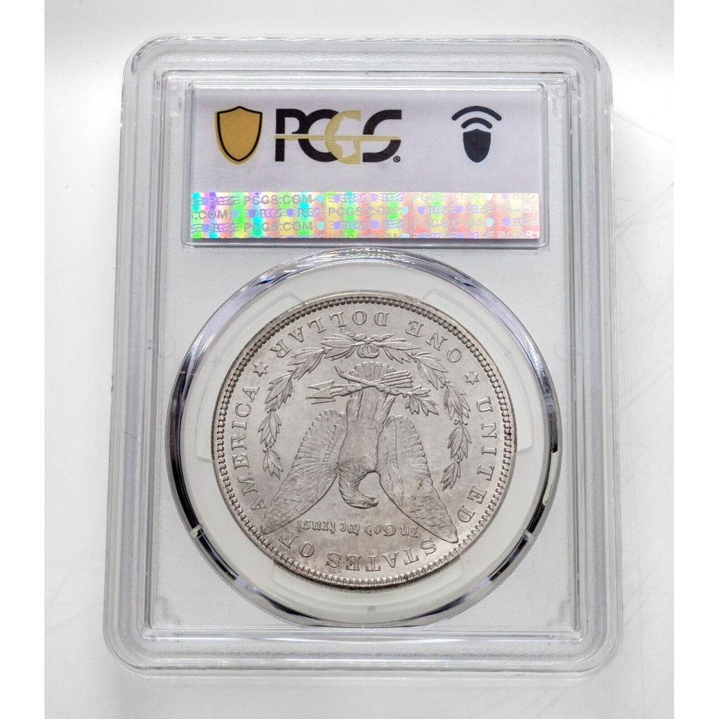 1897 $1 Morgan Dollar Graded By PCGS As MS64 Gorgeous Coin!