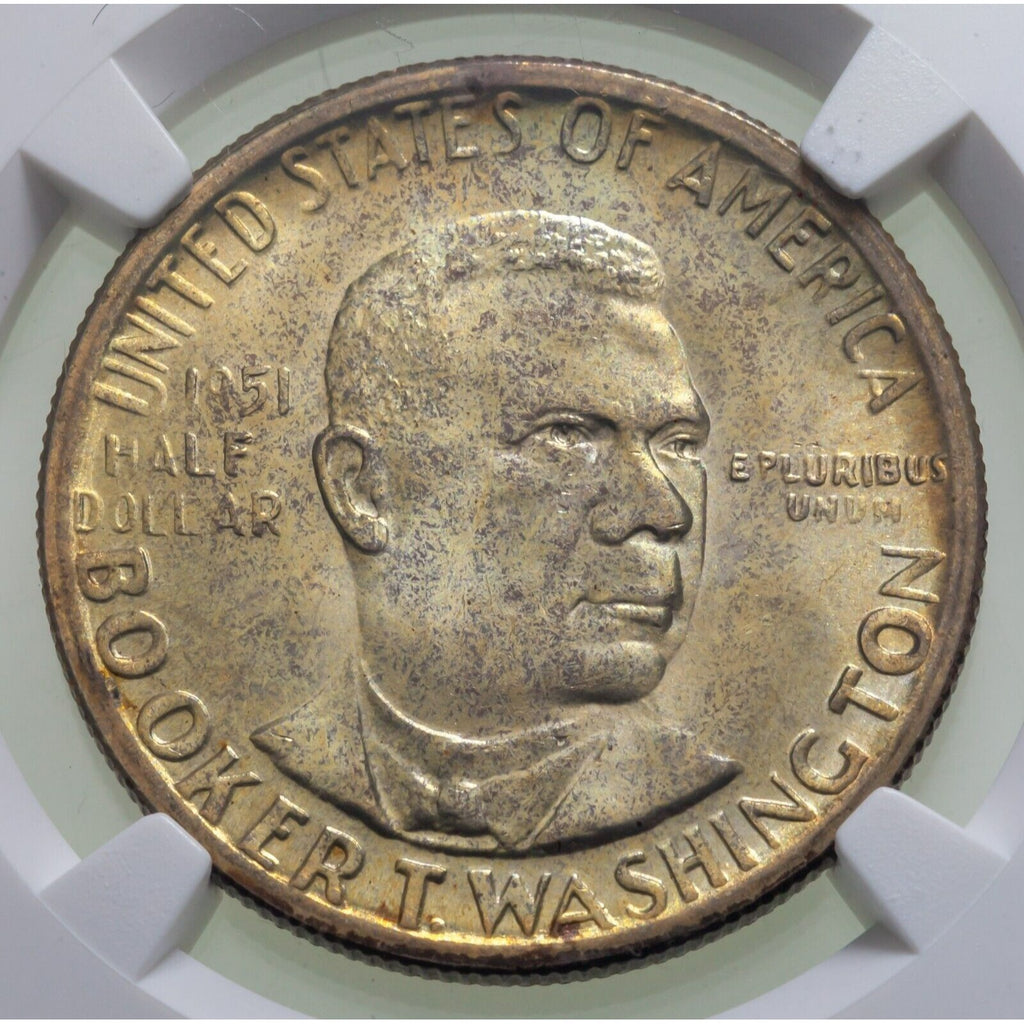 1951-S 50C Booker T. Washington Commemorative Half Dollar NGC MS-67