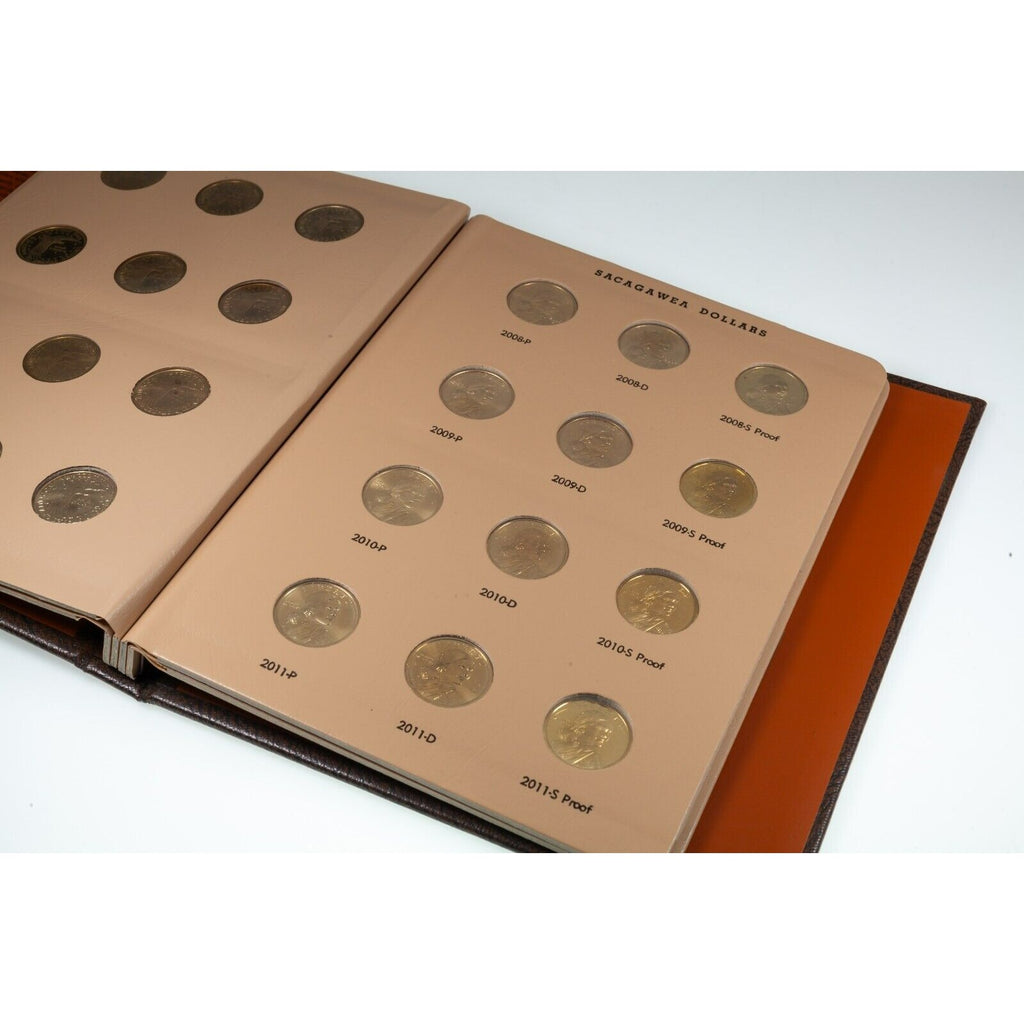 Complete Sacagawea Dollar Book Dansco 8183 2000 - 2015 + Proofs 48 Coins