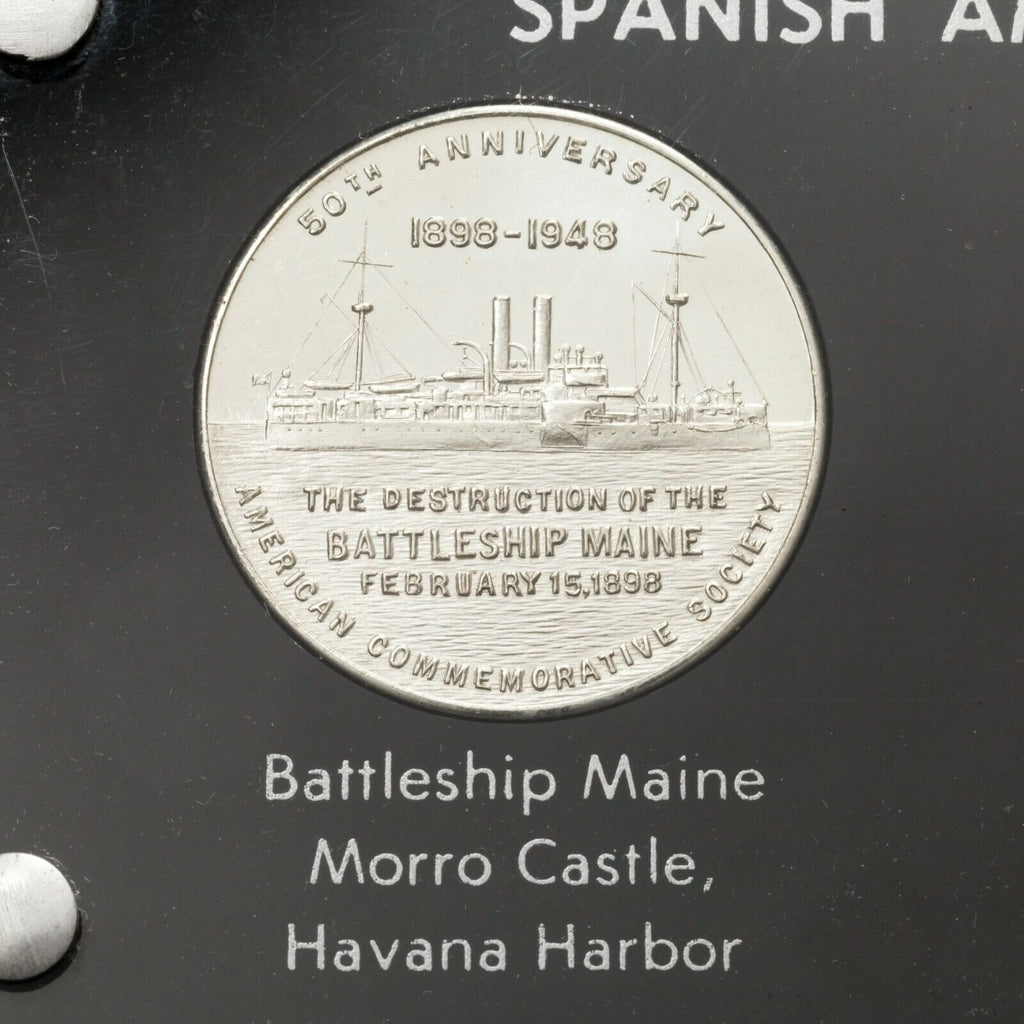 Rare! 1948 Charles Smith So-Called Half Dollar Set (4pcs) Spanish American War