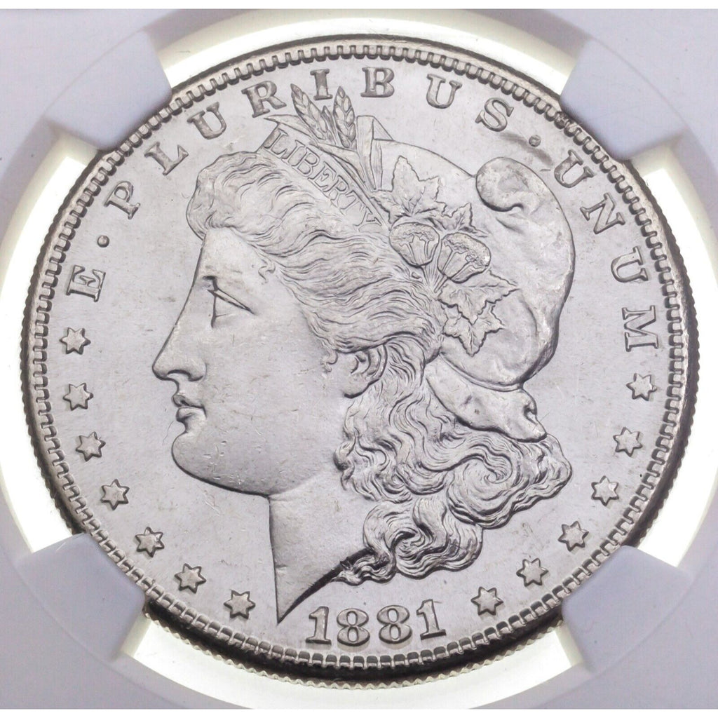1881-S $1 Silver Morgan Dollar Graded by NGC as MS-63 Littleton Select
