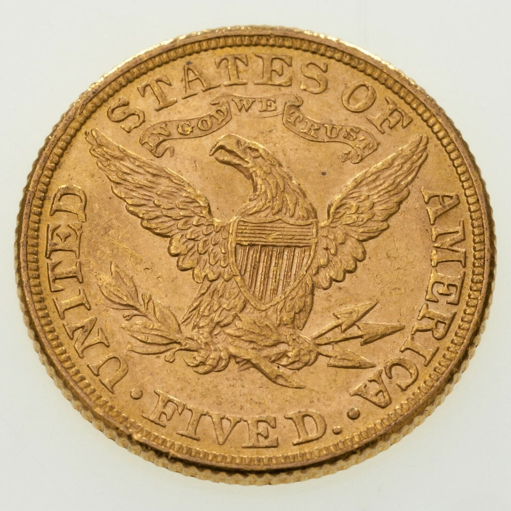1881-S $5 US Gold Liberty Half Eagle in Choice BU Condition! Great US Gold!