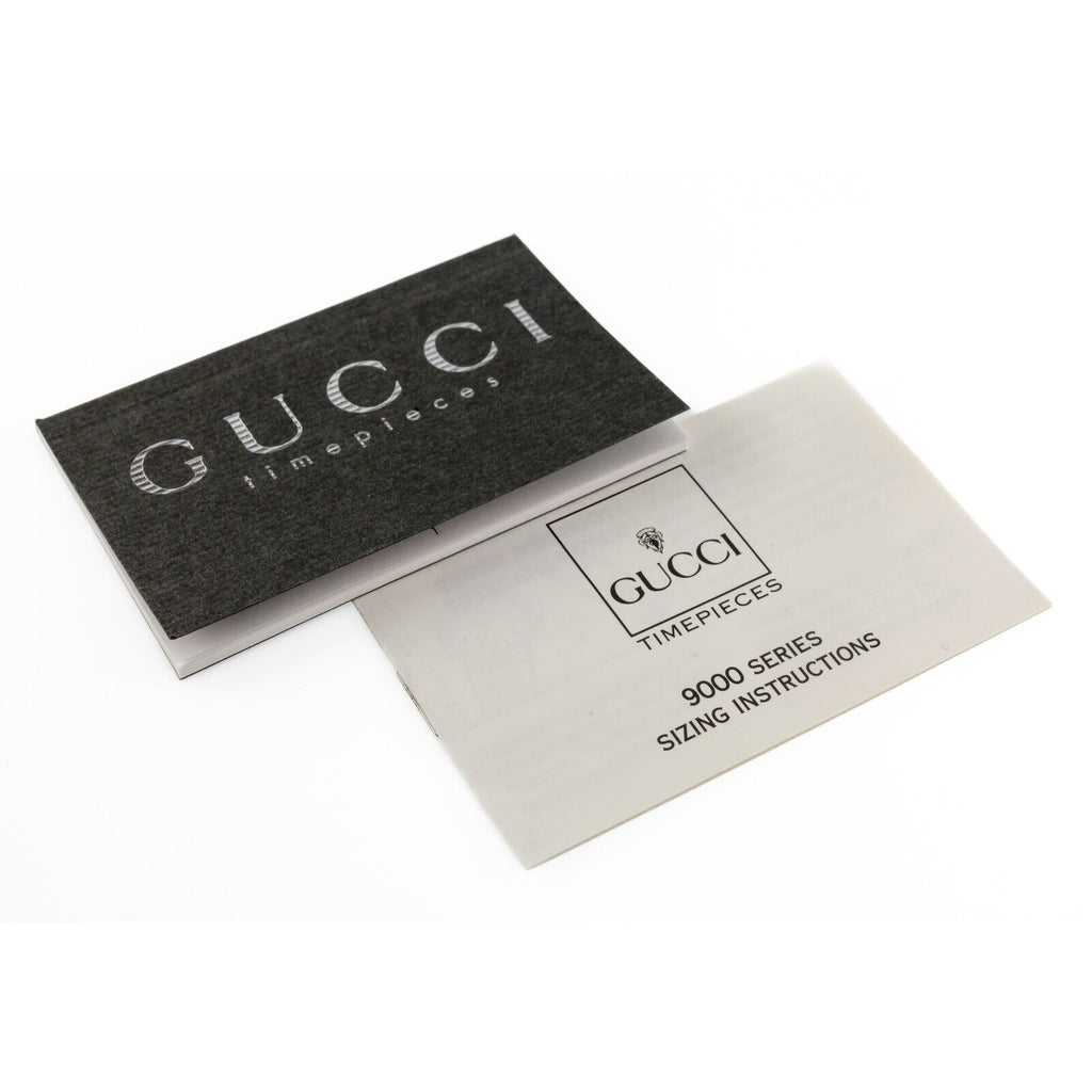 Gucci Women's Two Tone Quartz Watch w/ Diamond Dial and Box 9040L