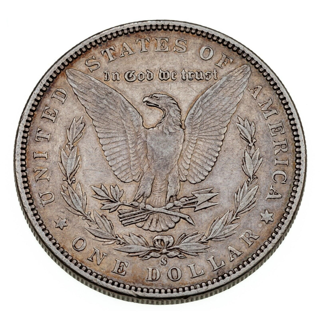 1892-S $1 Silver Morgan Dollar in Extra Fine Condition