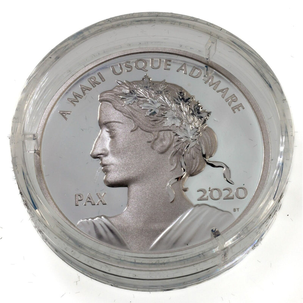 2020 $1 Canada Fine Silver Peace Dollar High Relief w/ Box and CoA