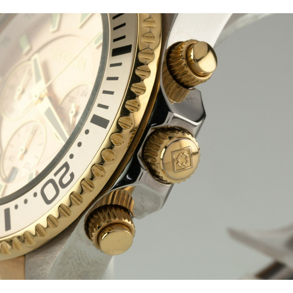 Invicta Men's Gold-Plated Quartz Pro-Diver Chronograph Watch 27475