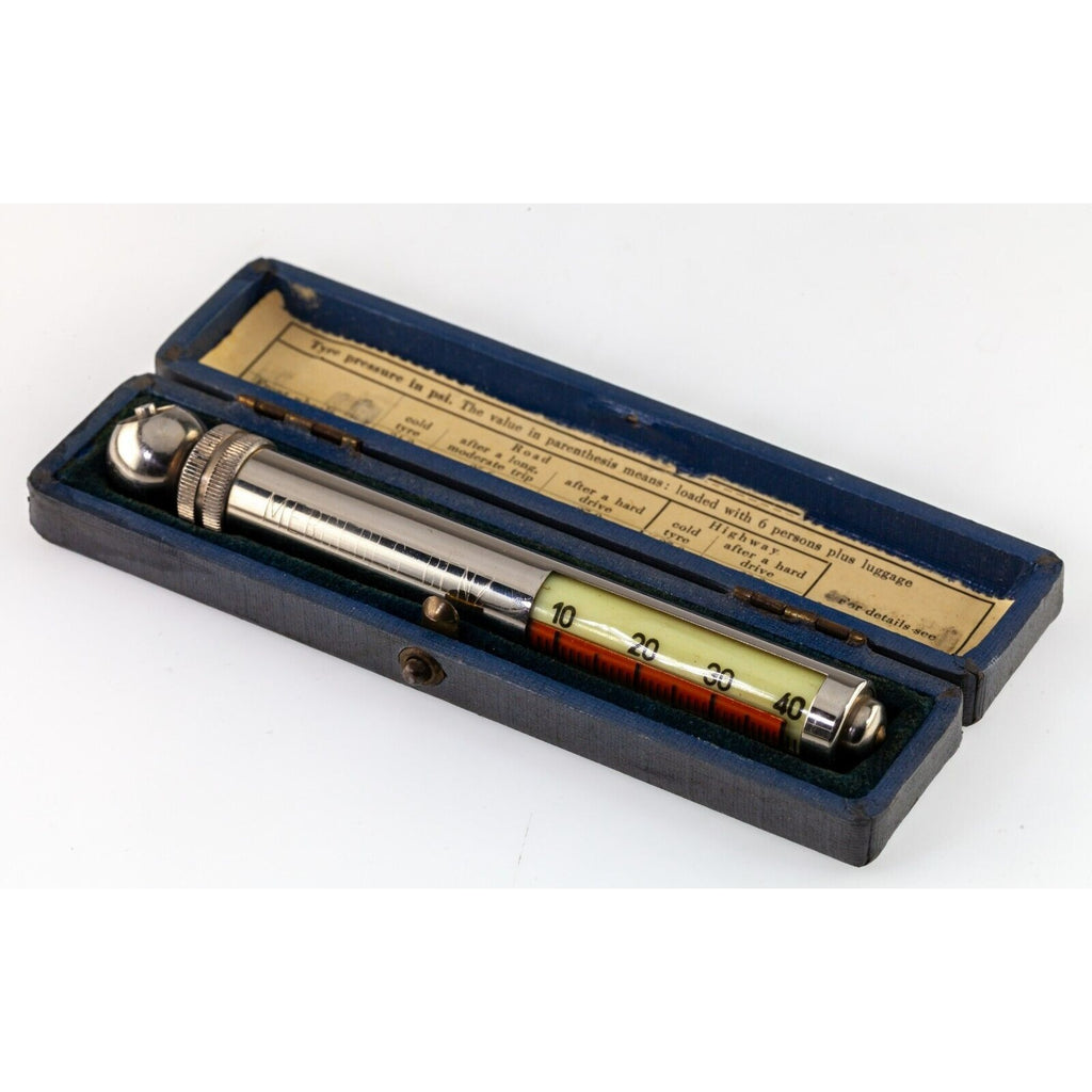 Mercedes Benz Vintage 190SL Tire Pressure Gauge in Original Box