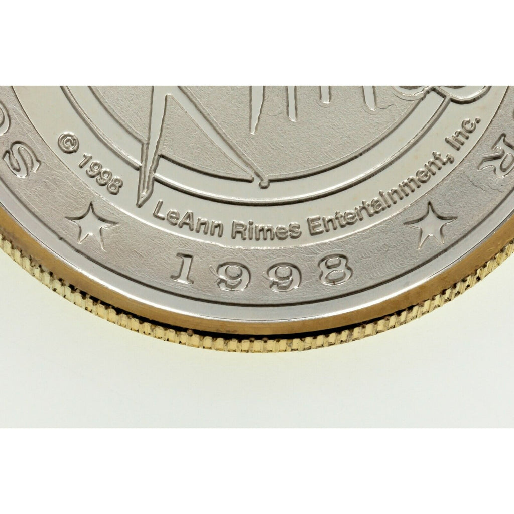 1998 LeAnn Rimes 1 oz. Silver Art Round "Something To Talk About Tour"